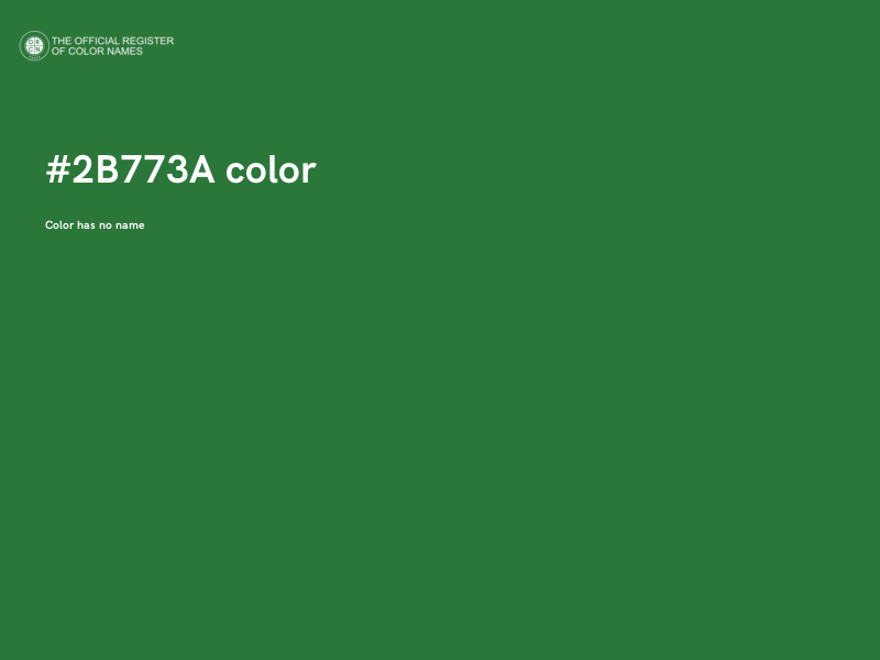 #2B773A color image