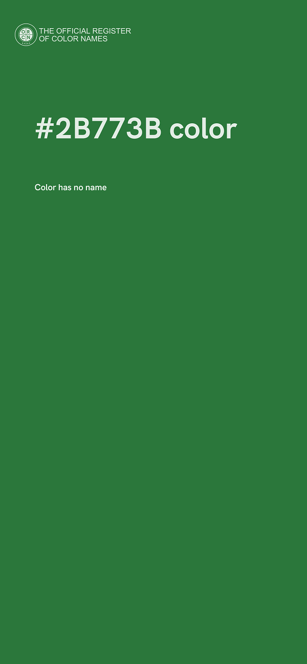 #2B773B color image