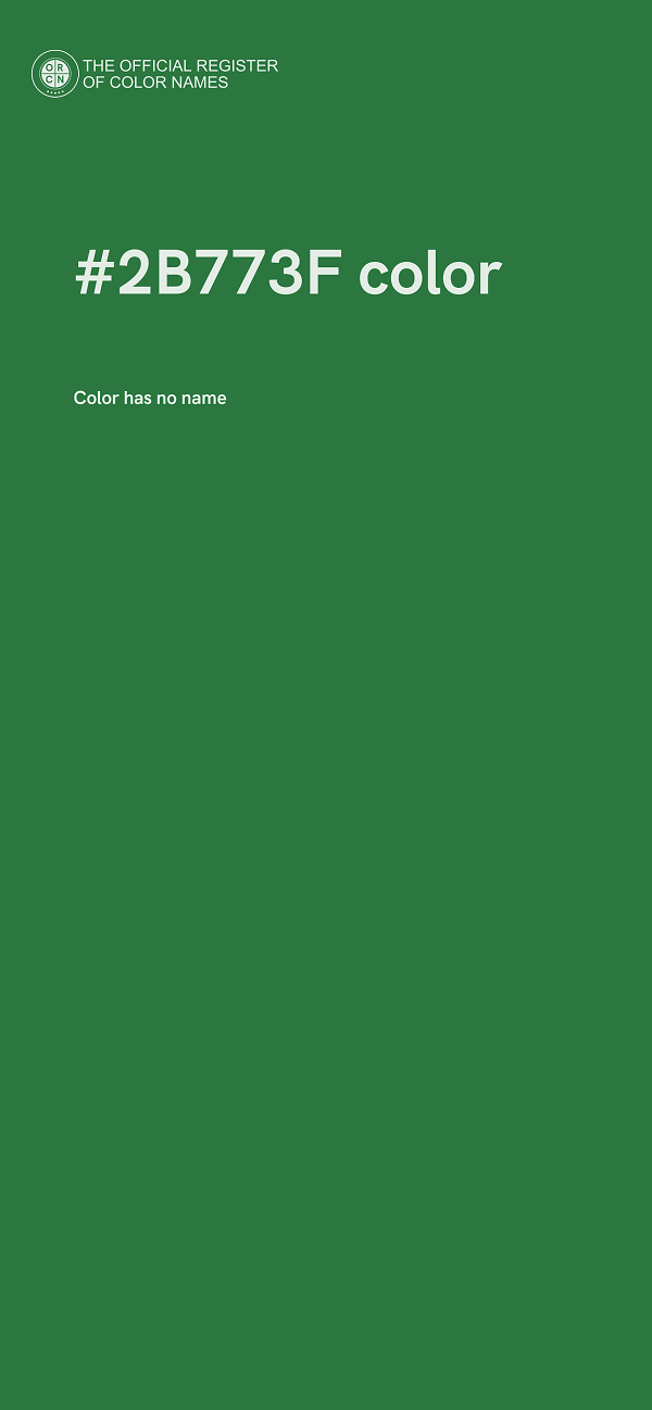 #2B773F color image
