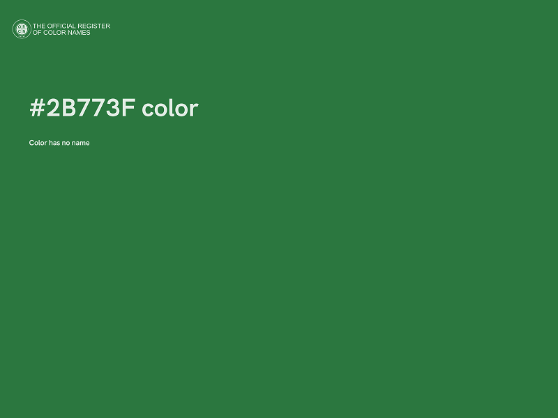 #2B773F color image
