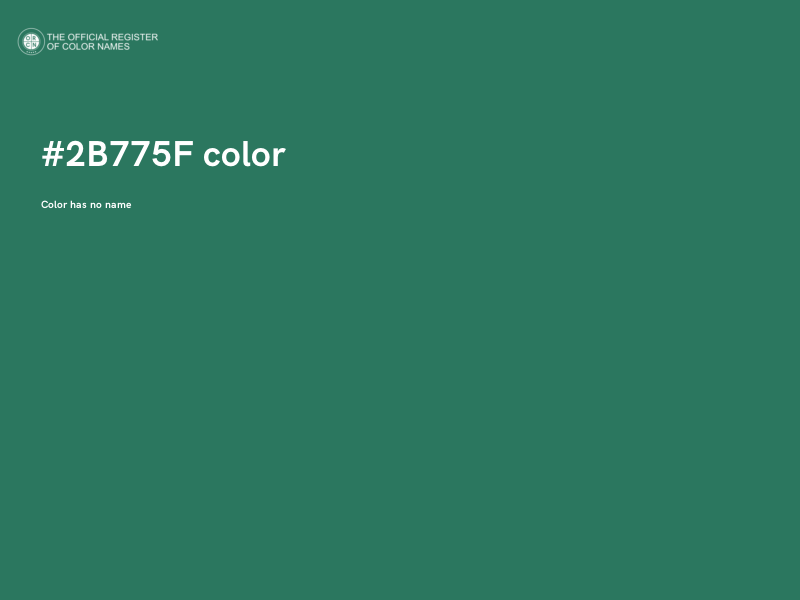 #2B775F color image