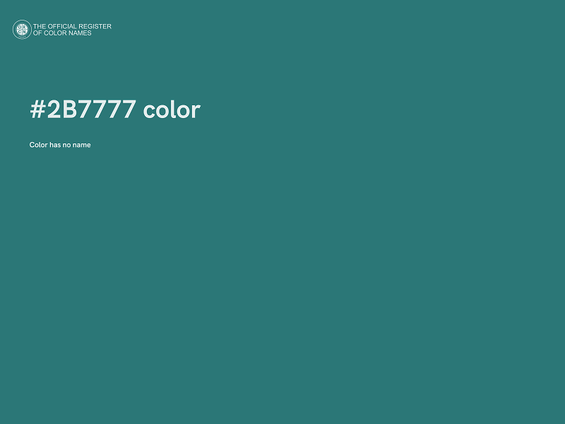 #2B7777 color image