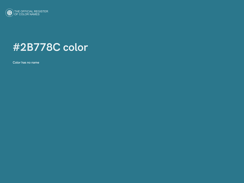 #2B778C color image