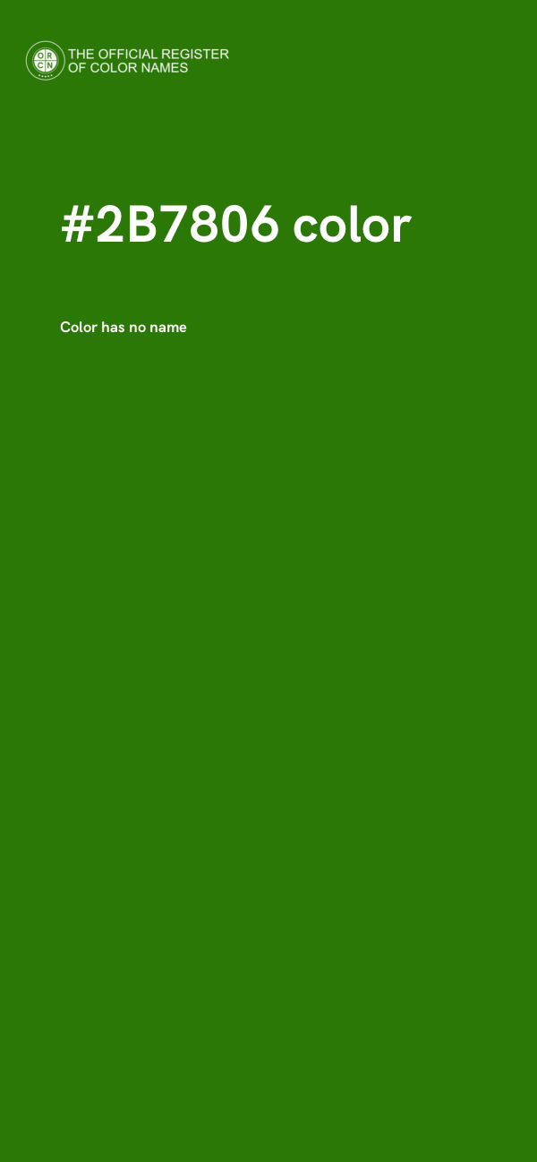 #2B7806 color image