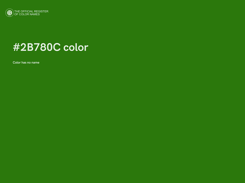 #2B780C color image