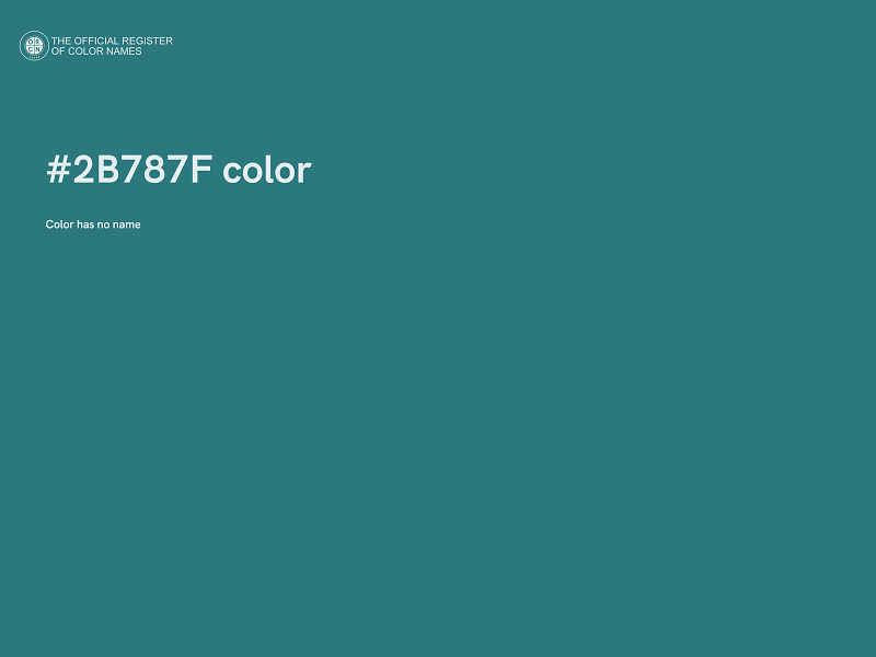 #2B787F color image