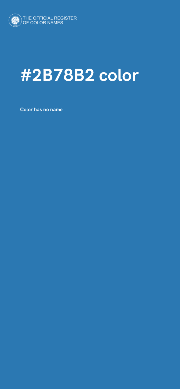 #2B78B2 color image