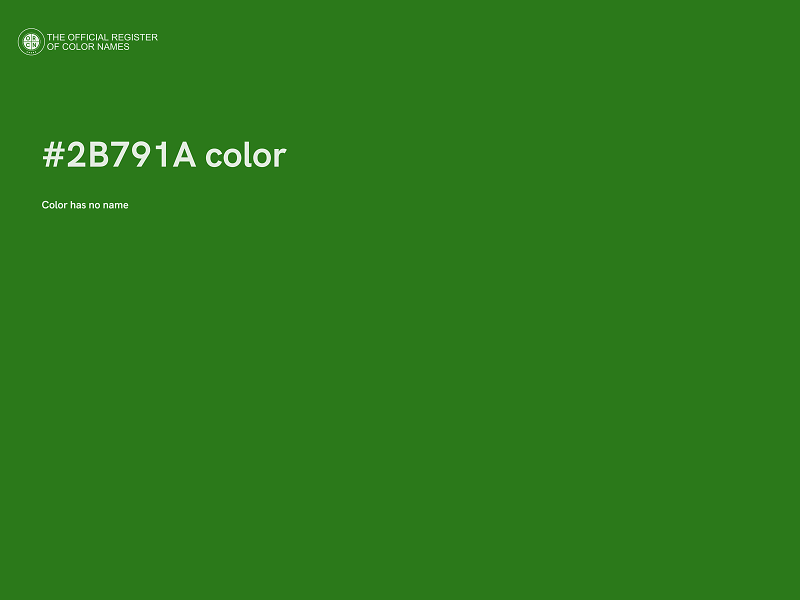 #2B791A color image