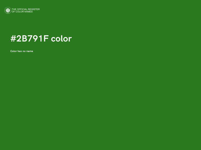 #2B791F color image