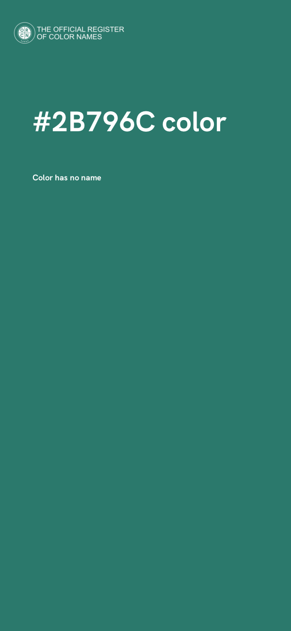 #2B796C color image