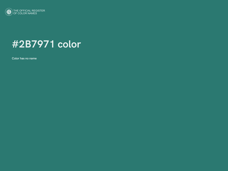 #2B7971 color image