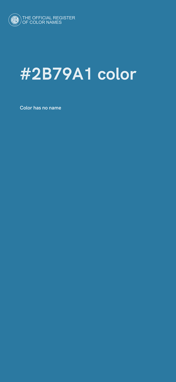 #2B79A1 color image