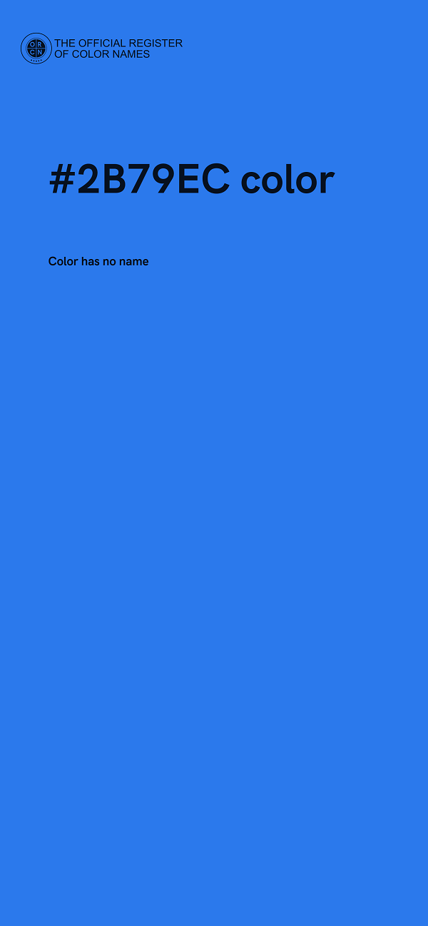 #2B79EC color image
