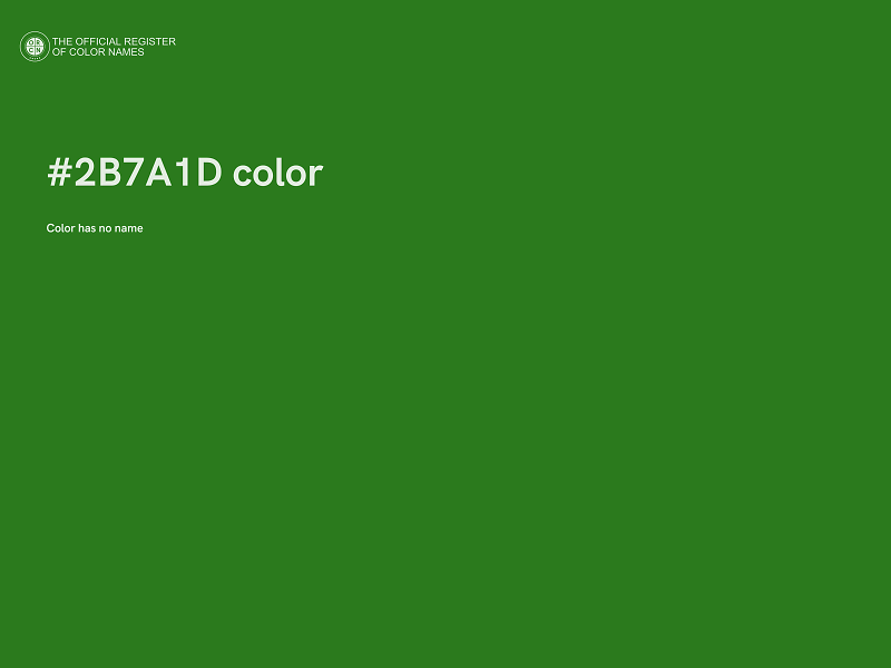 #2B7A1D color image