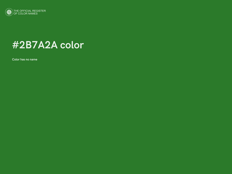 #2B7A2A color image