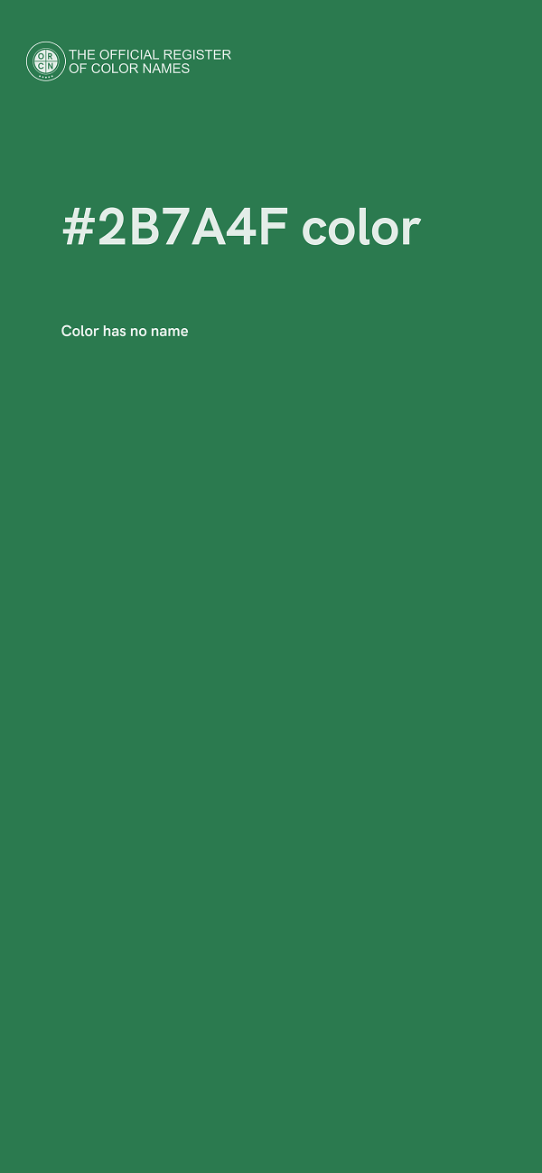 #2B7A4F color image
