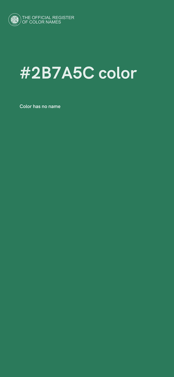 #2B7A5C color image