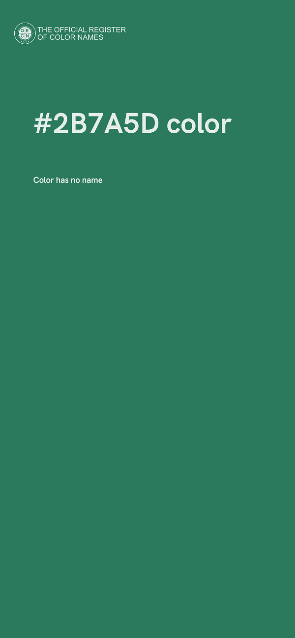 #2B7A5D color image