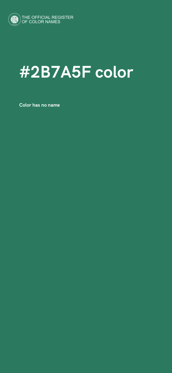 #2B7A5F color image