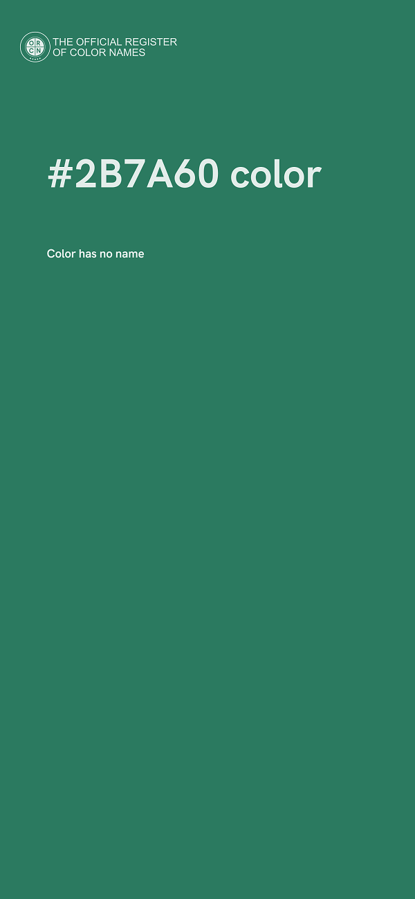 #2B7A60 color image