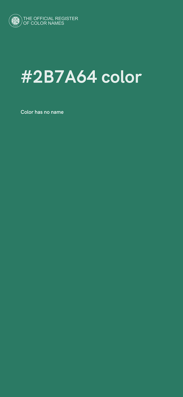 #2B7A64 color image