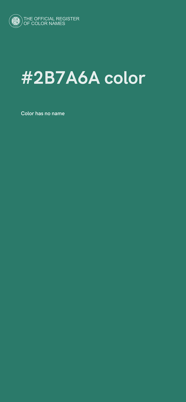 #2B7A6A color image