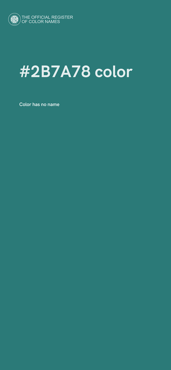#2B7A78 color image