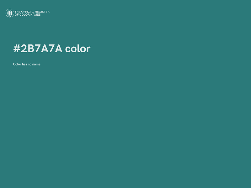#2B7A7A color image