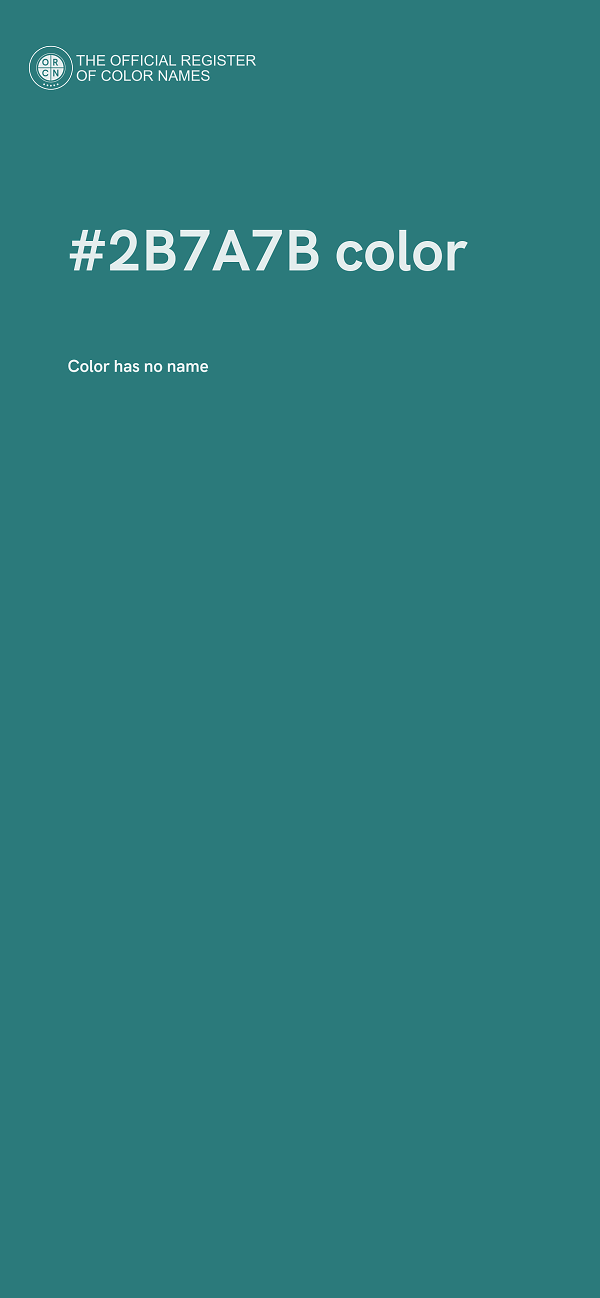 #2B7A7B color image