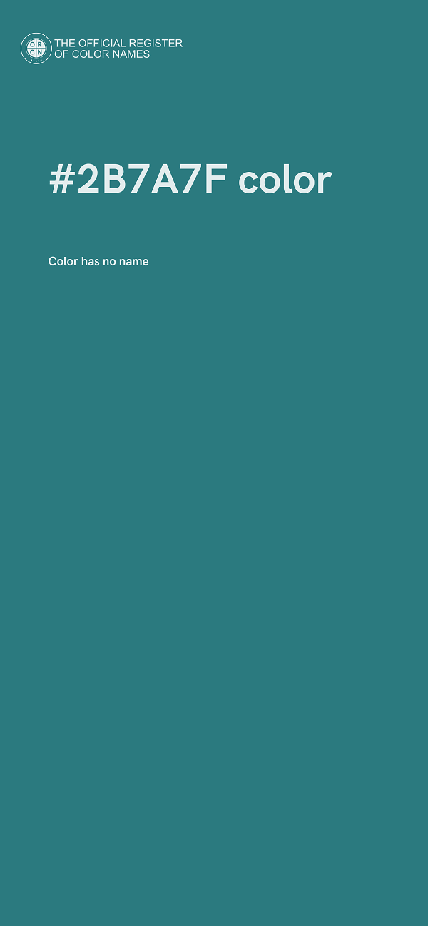 #2B7A7F color image