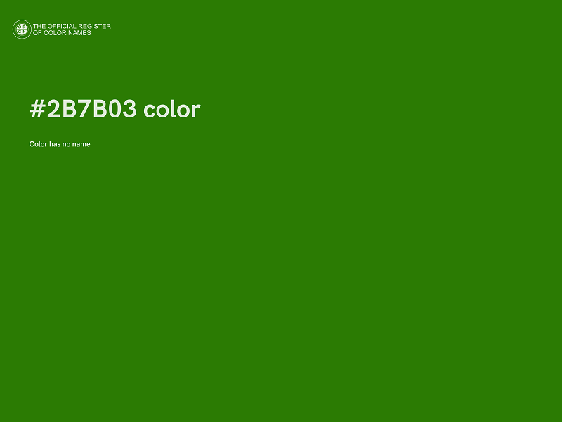 #2B7B03 color image