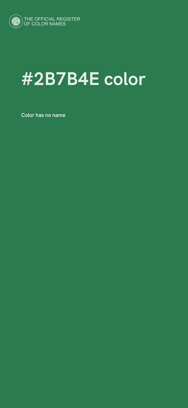 #2B7B4E color image