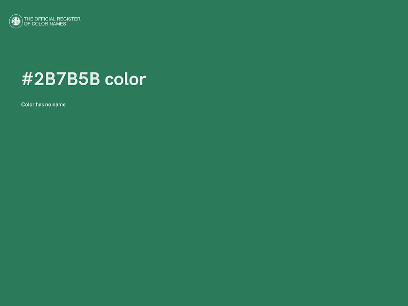 #2B7B5B color image