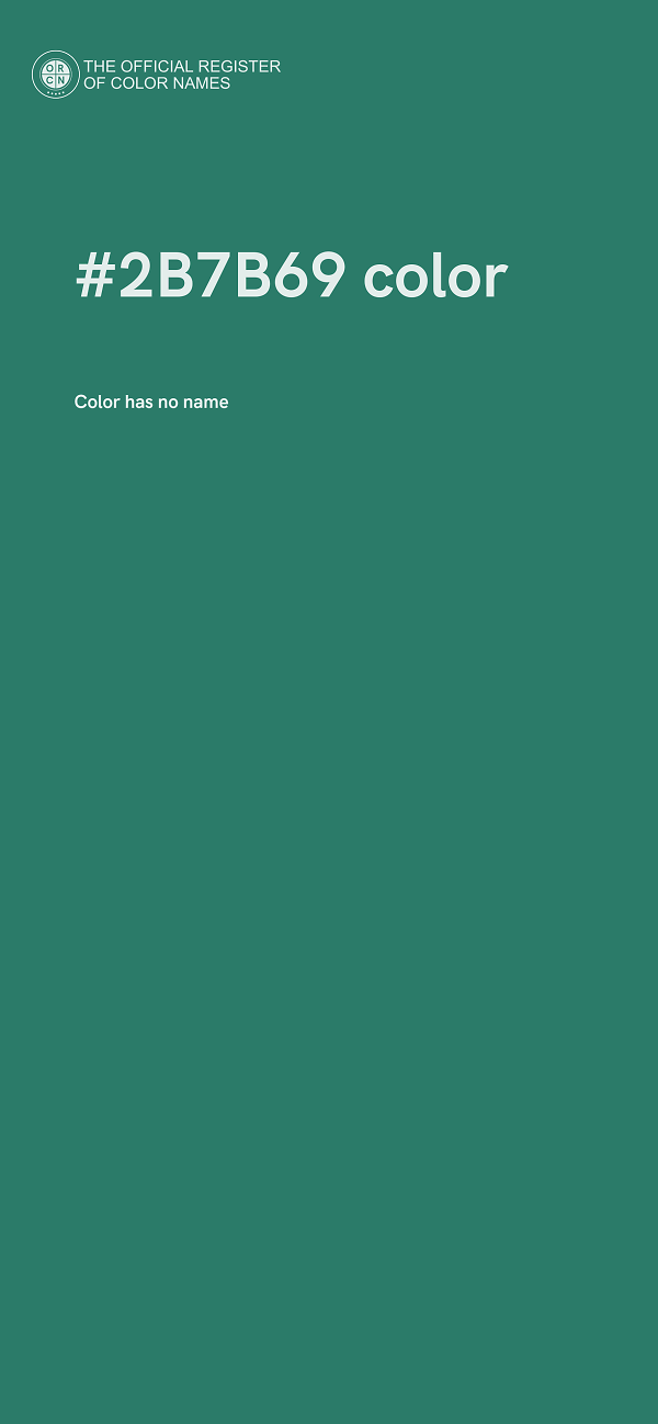 #2B7B69 color image