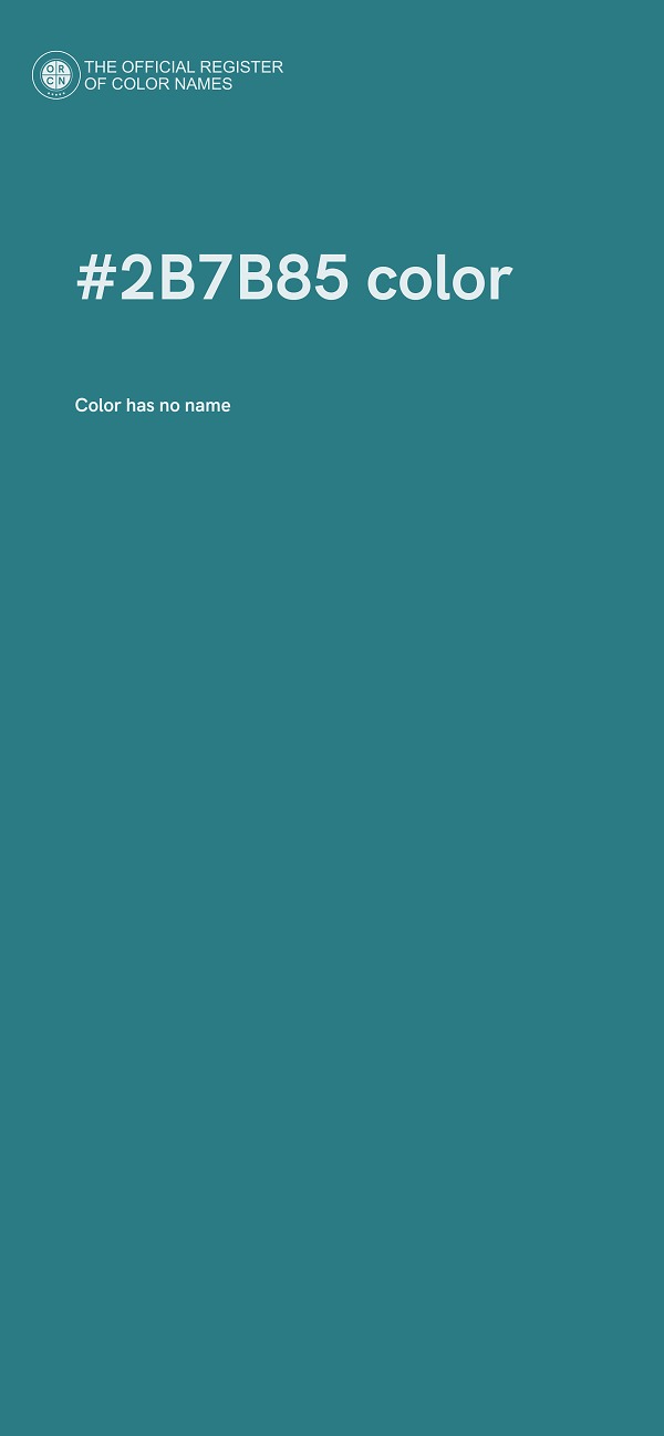 #2B7B85 color image
