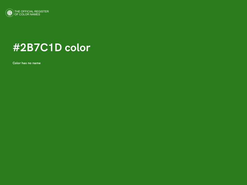 #2B7C1D color image