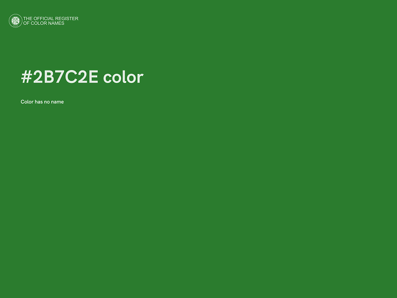 #2B7C2E color image