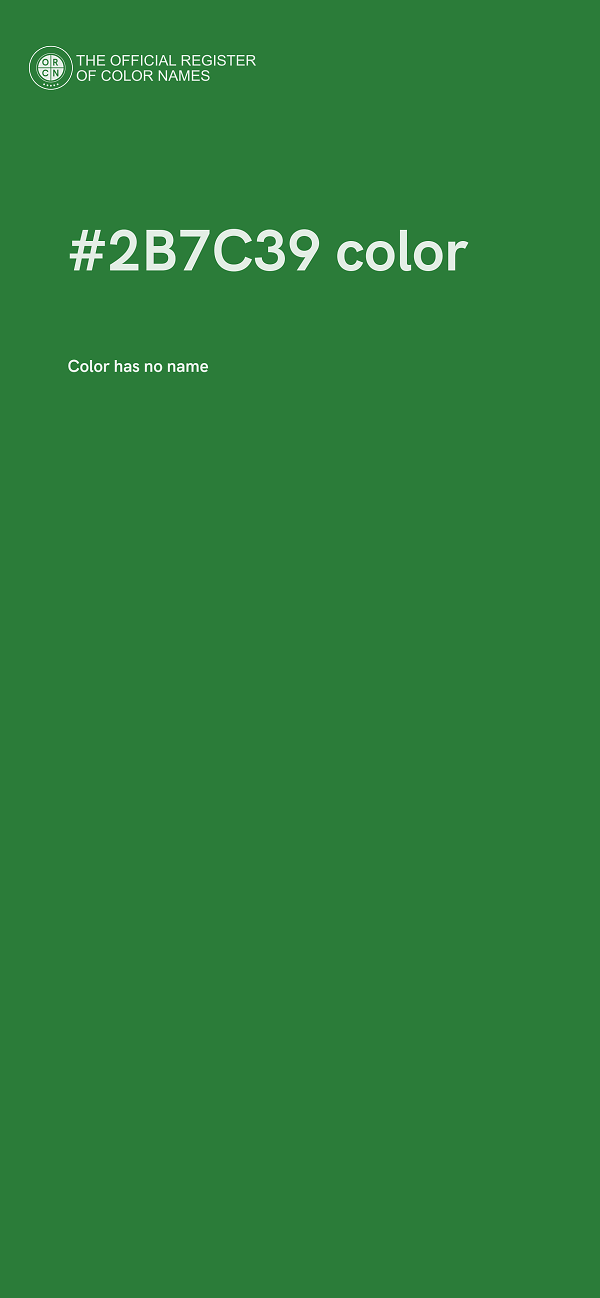 #2B7C39 color image