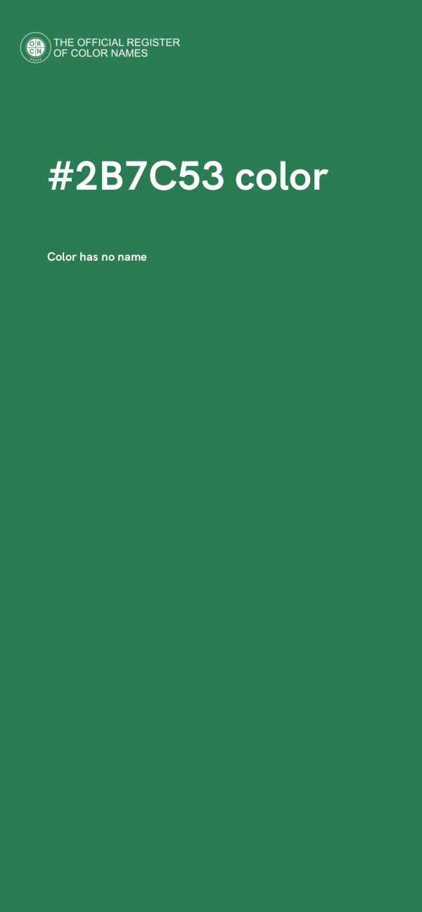#2B7C53 color image