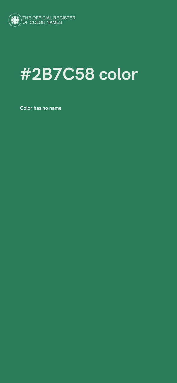 #2B7C58 color image