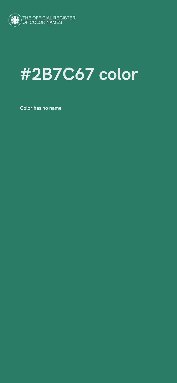#2B7C67 color image