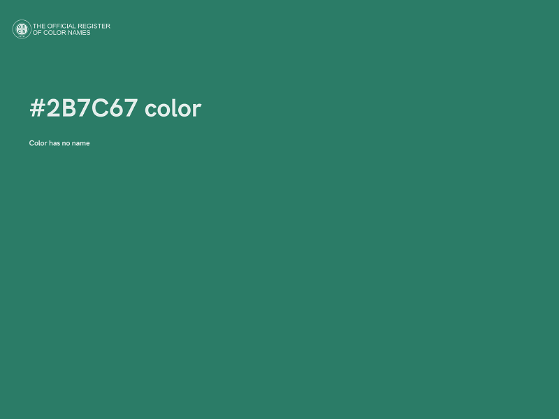 #2B7C67 color image