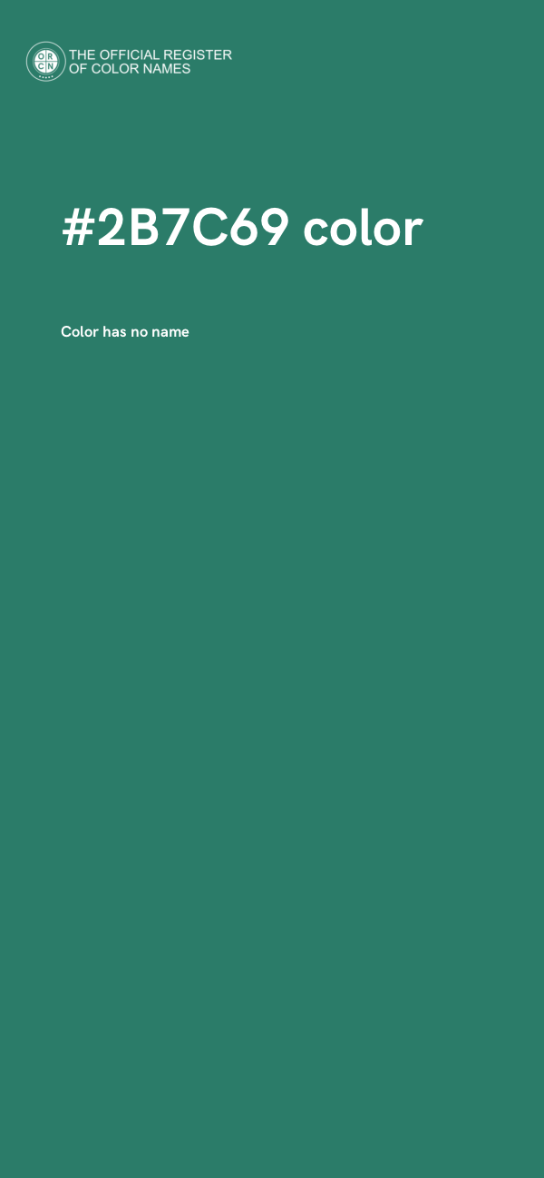 #2B7C69 color image