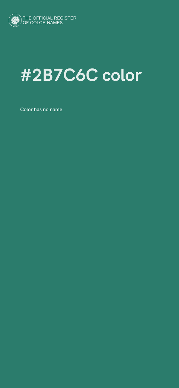 #2B7C6C color image