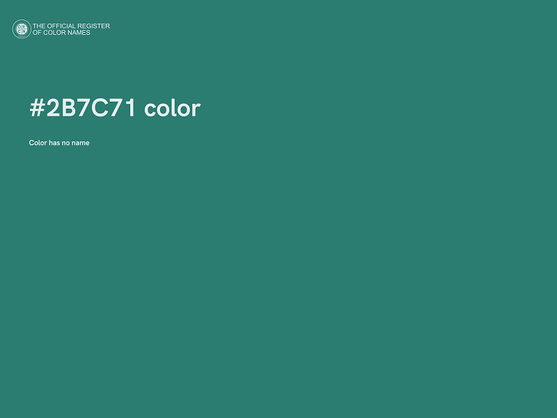#2B7C71 color image