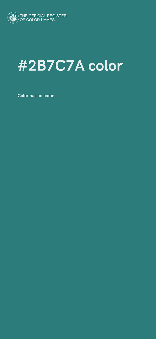 #2B7C7A color image