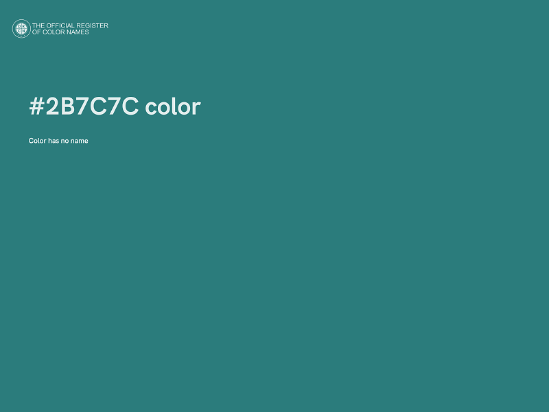 #2B7C7C color image
