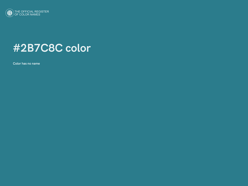 #2B7C8C color image