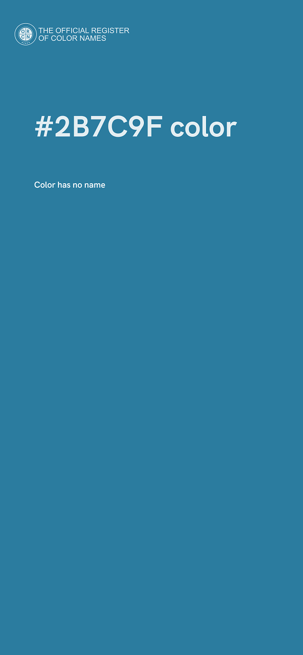 #2B7C9F color image