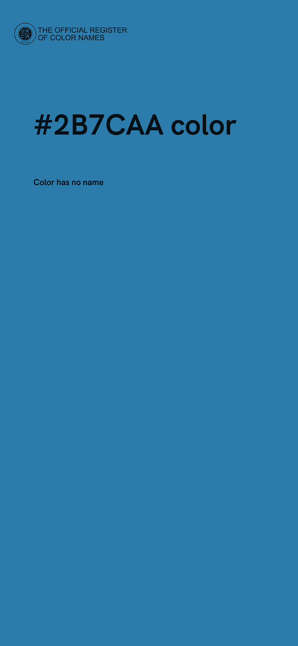 #2B7CAA color image